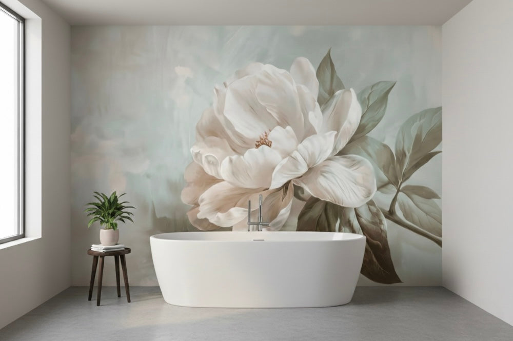 Wallpaper Peony Drift