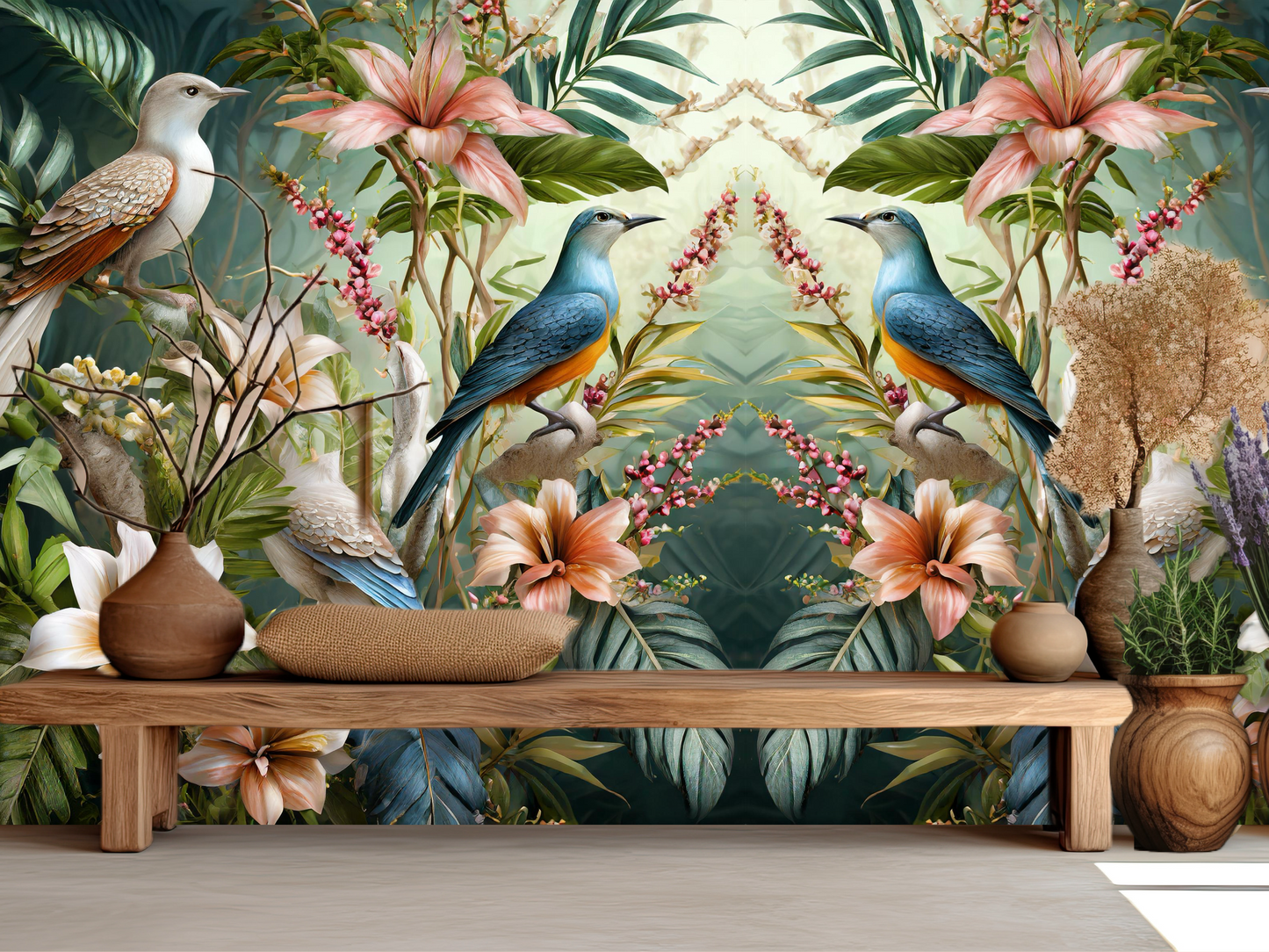 Wallpaper Aviary Oasis