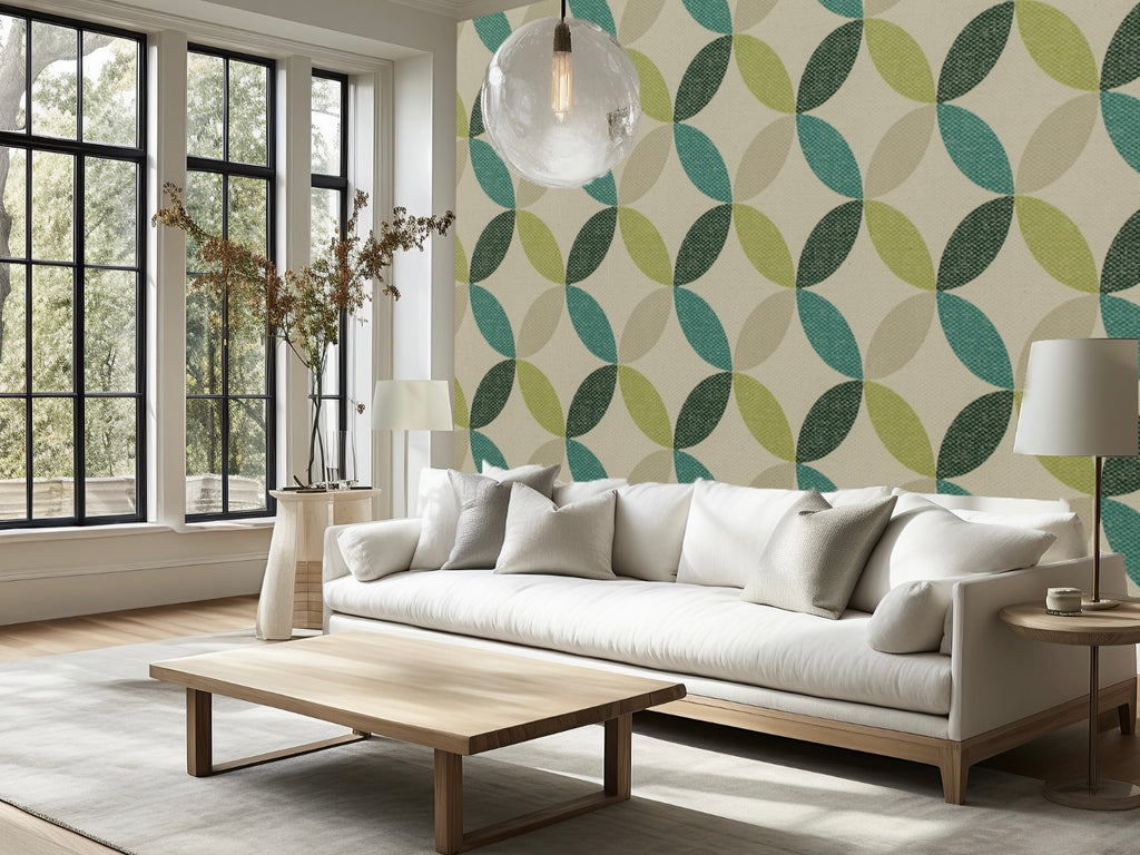 Wallpaper Olive Orbitals