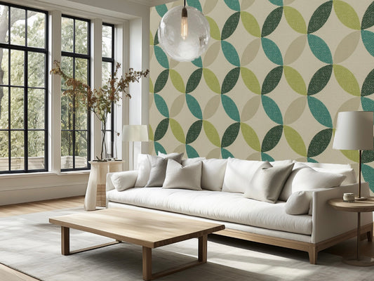 Wallpaper Olive Orbitals