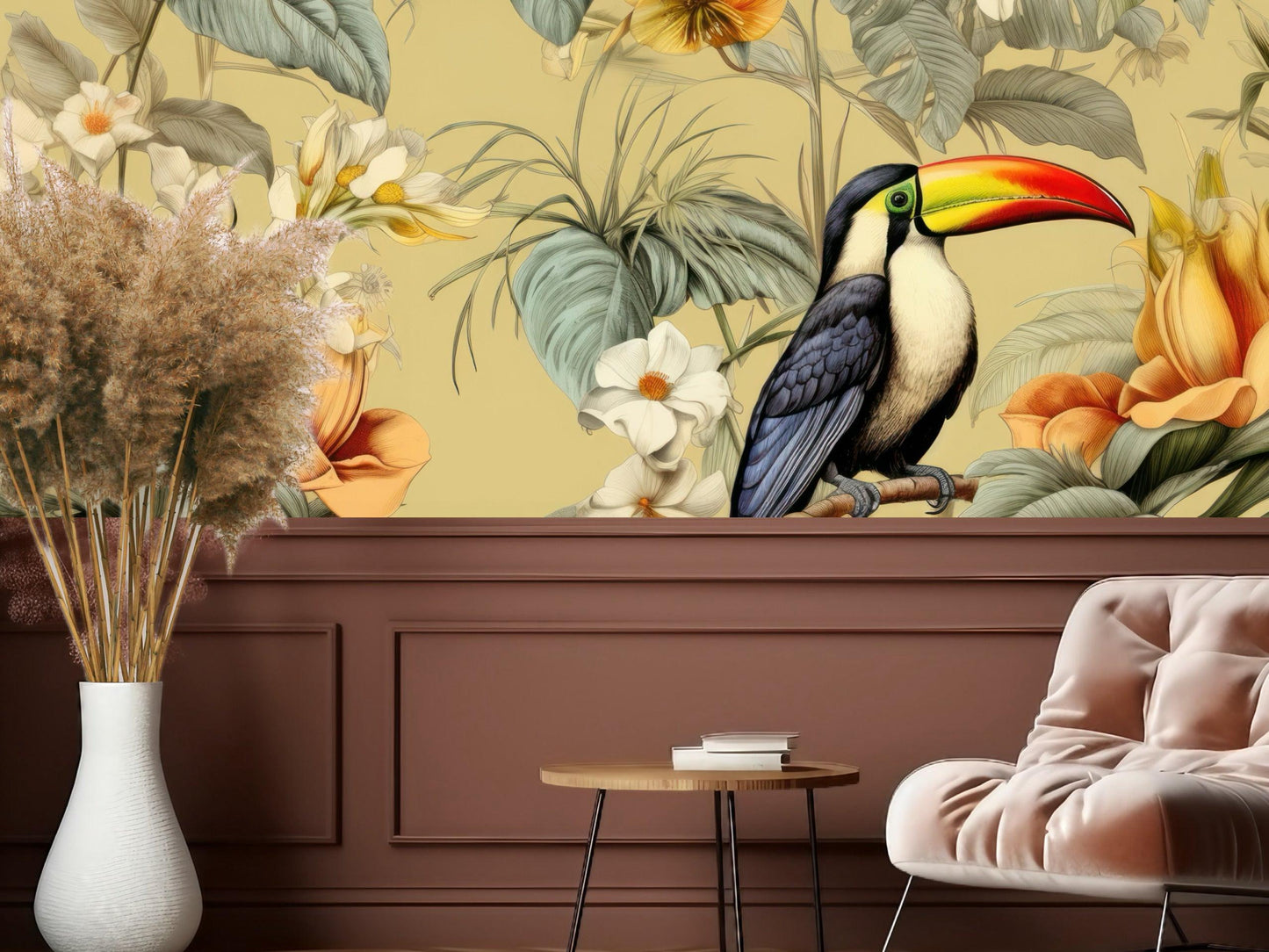 Wallpaper Botanical Allura Toucan