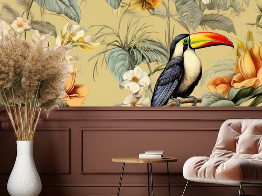 Wallpaper Botanical Allura Toucan