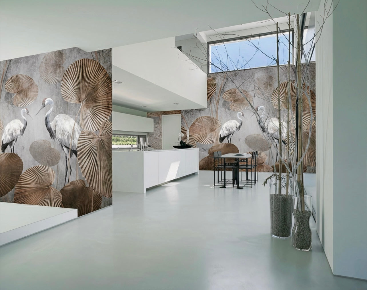 Wallpaper Gilded Crane