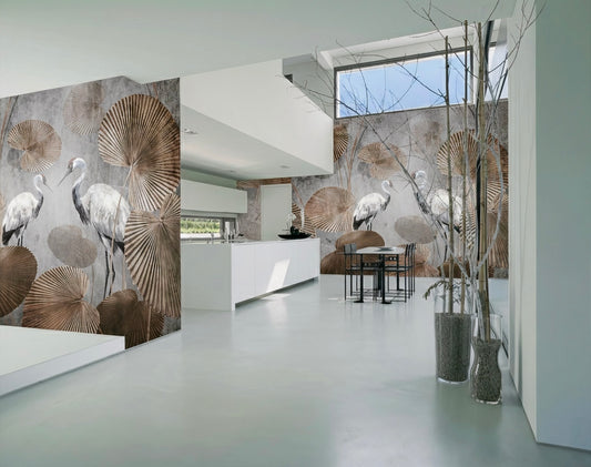 Wallpaper Gilded Crane