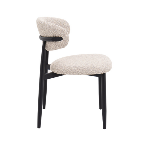 Lucien Dining Chair - Stone Cream Bouclé