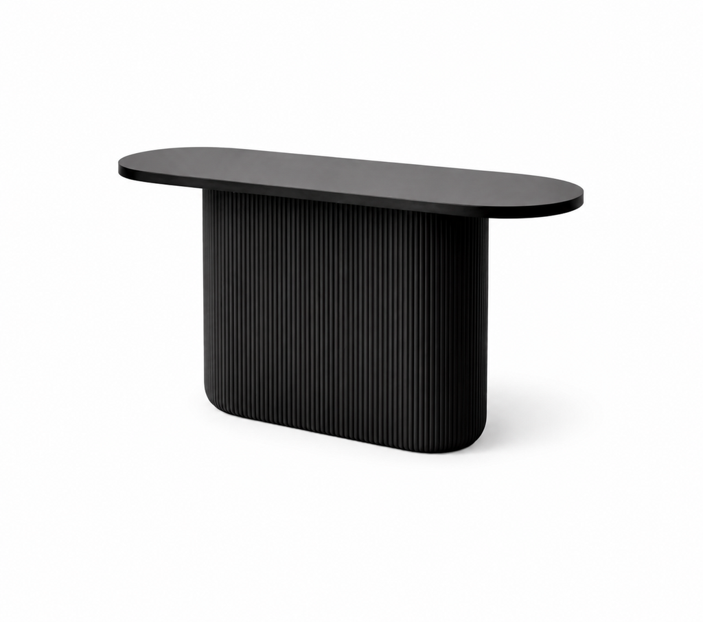 Arc Fluted Console Table