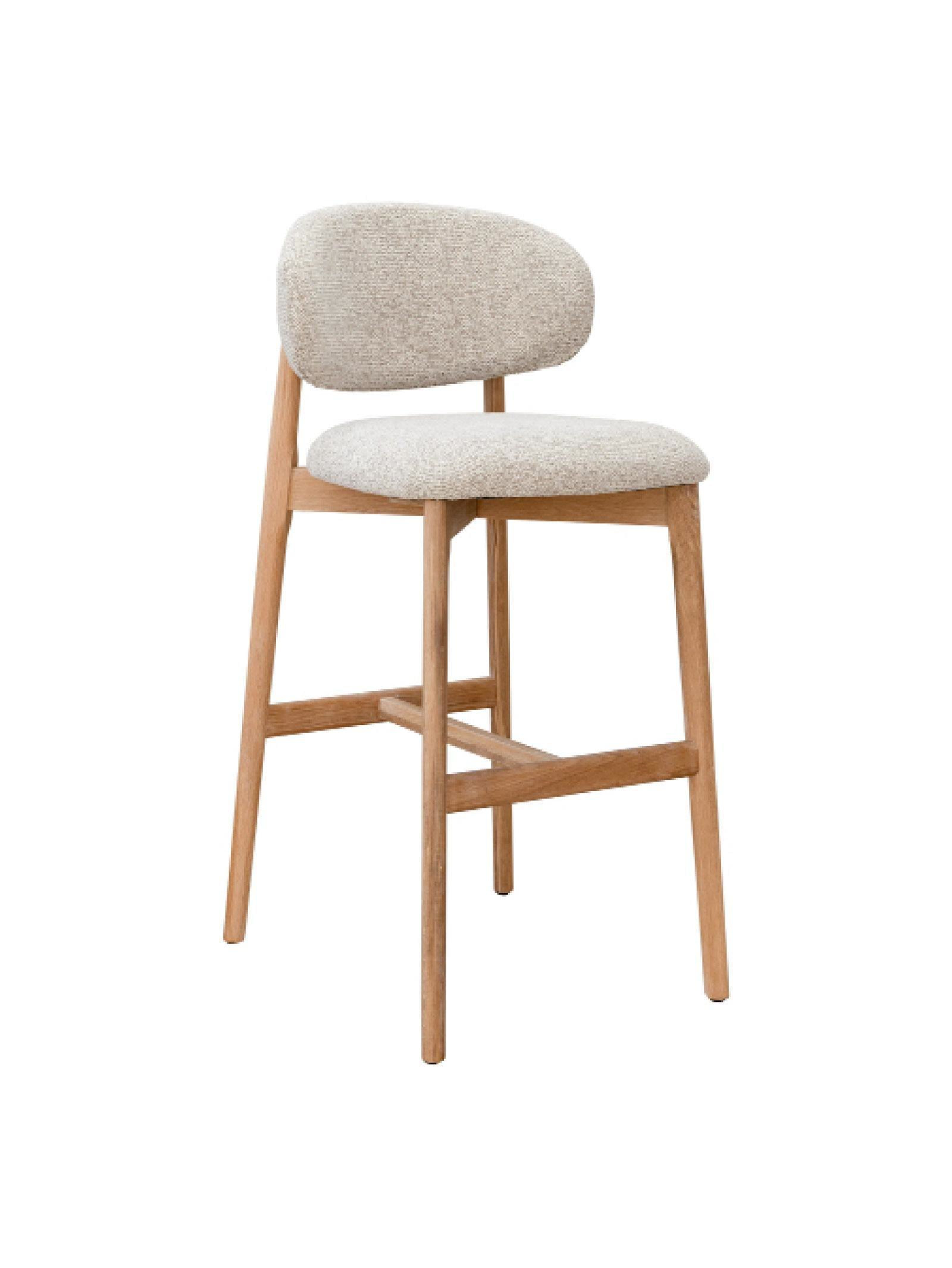 Milano Oak Bar Chair