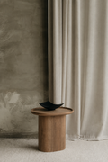 Maurula Oak Side Table in Cumin