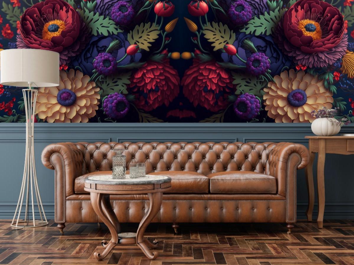 Wallpaper a floral frenzy