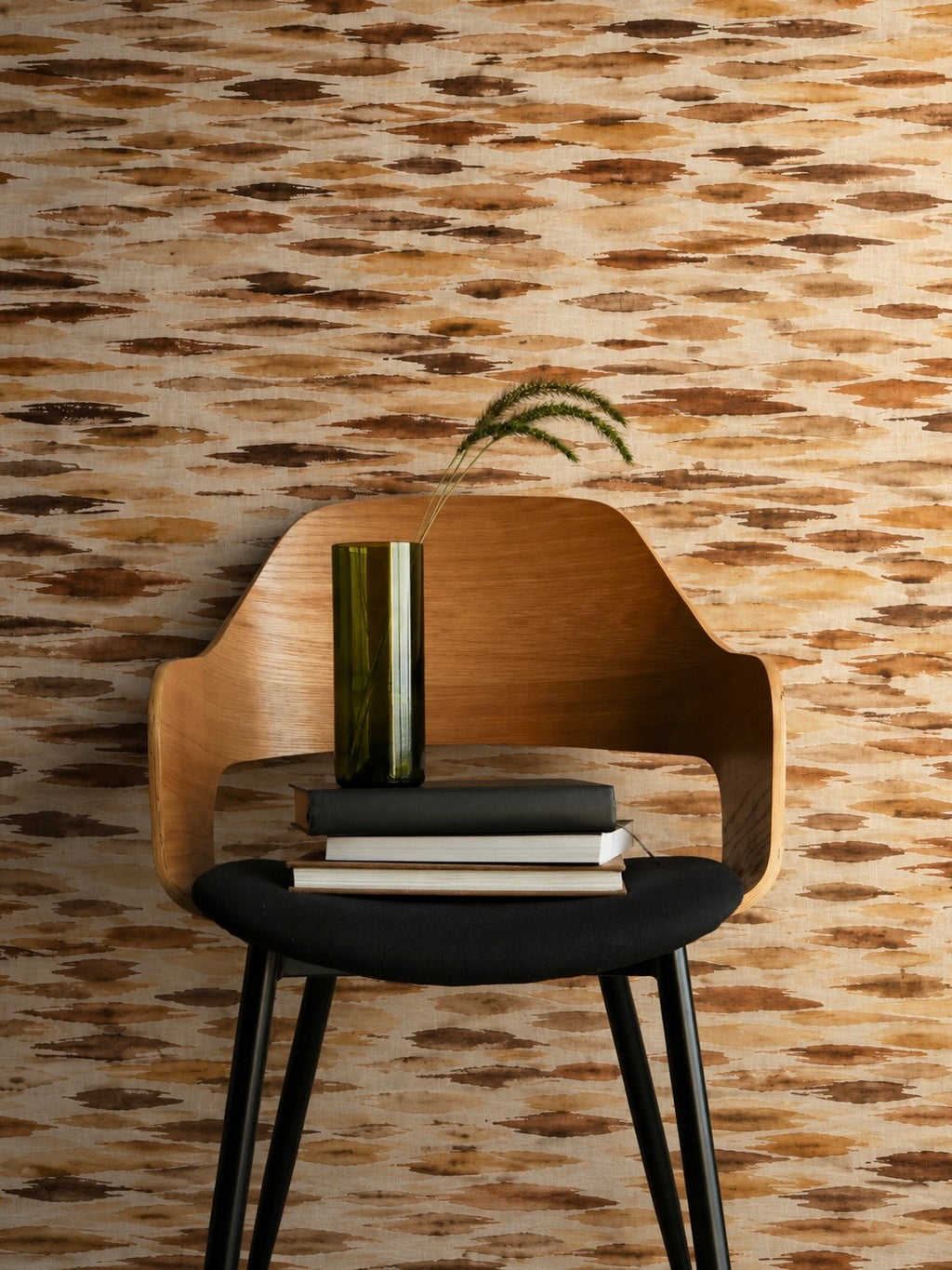 Wallpaper Sienna Horizon in Parchment, Ochre & Umber