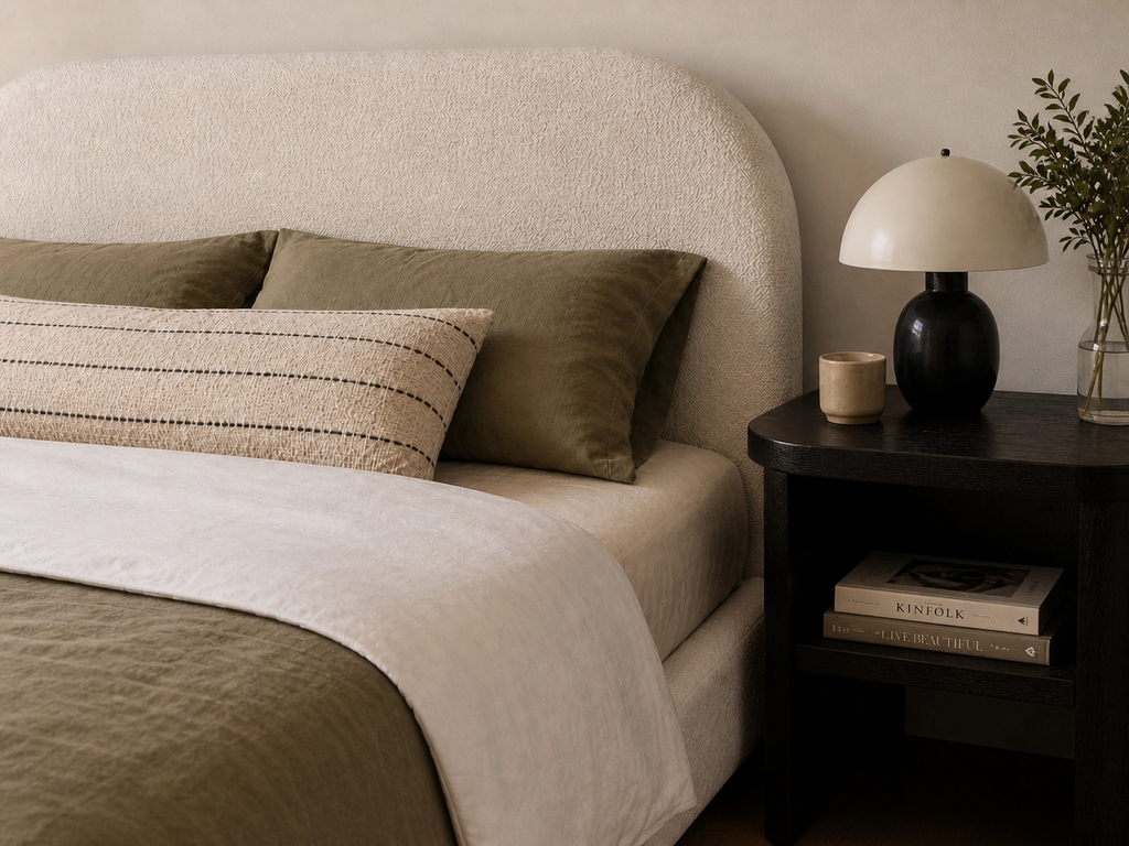 Suzanna Bed in Pristine Natural