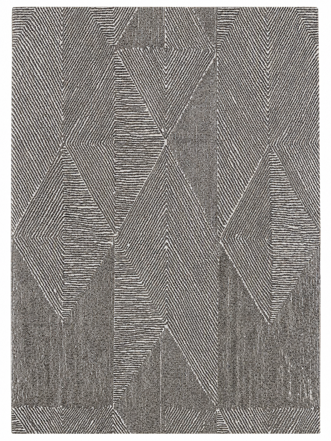 Facet Rug in Pumice