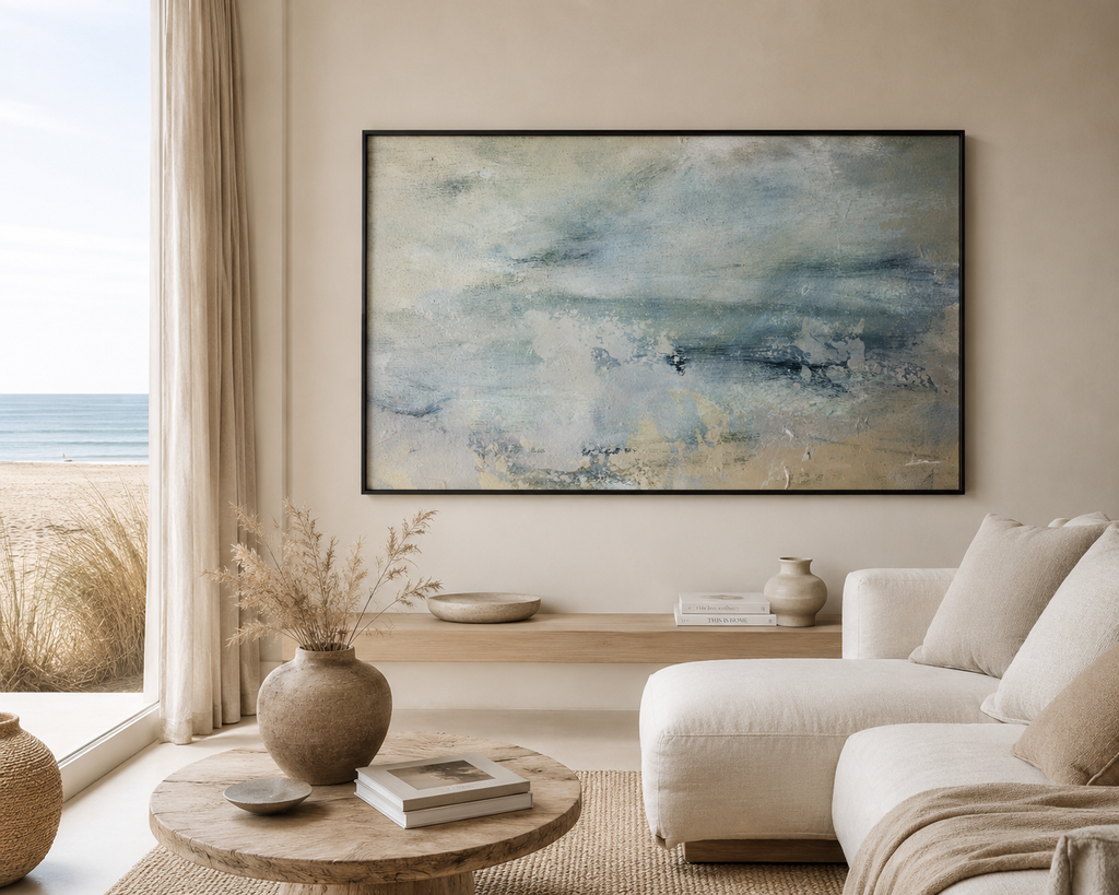 Wall Art Whispered Terrain in Coastal Mist