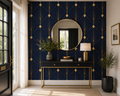 Wallpaper Radiance Royale in Sapphire Noir & Gilded Gold