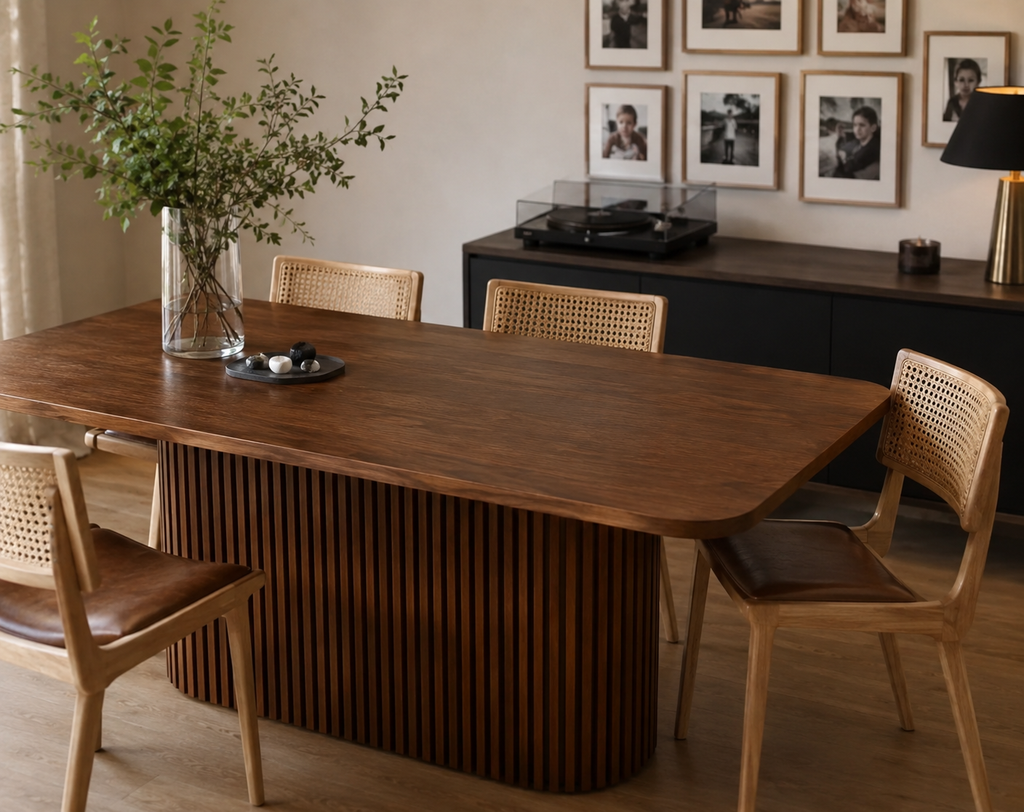 Ndileka Slatted Dining Table