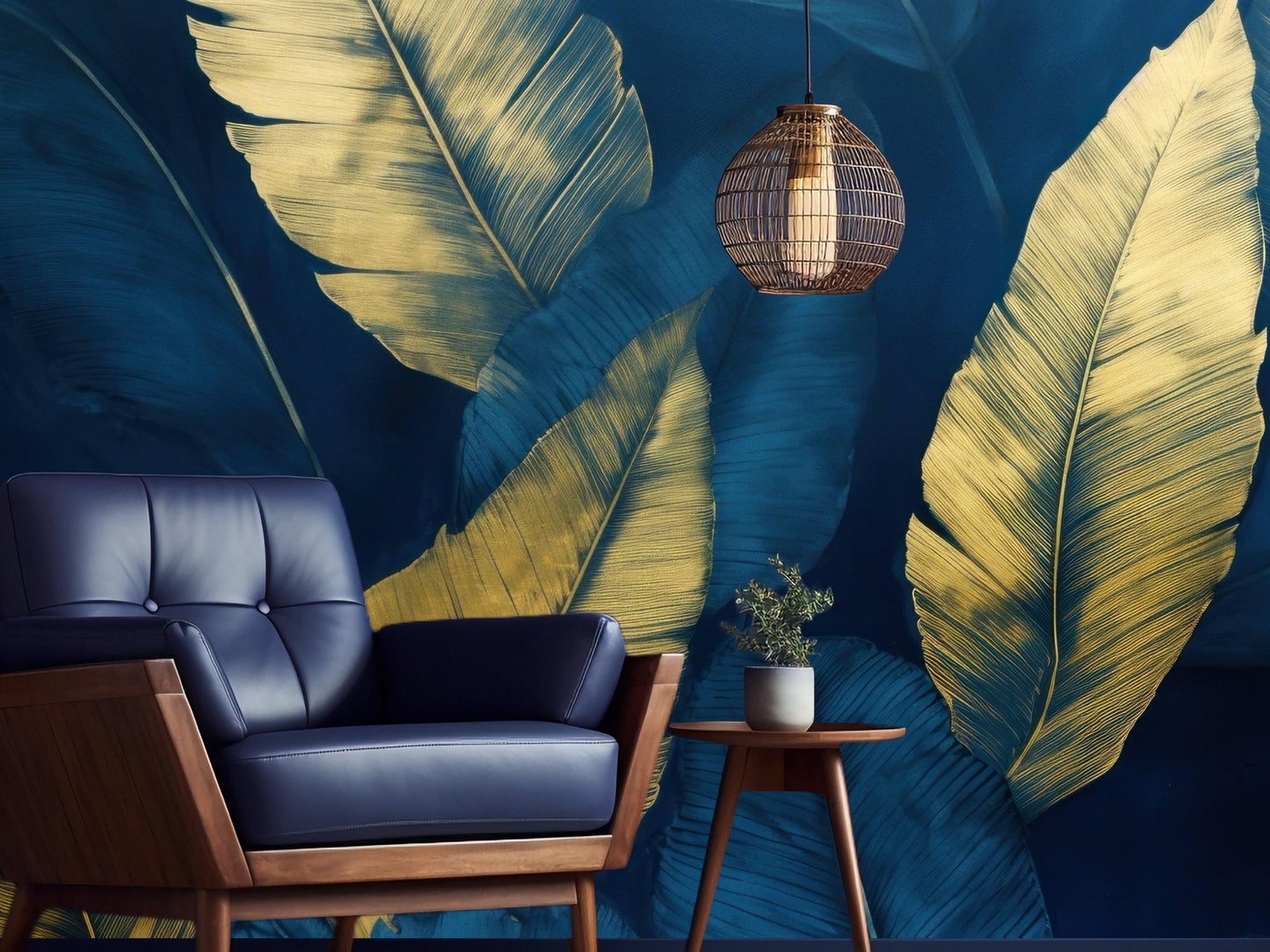 Wallpaper burnt foliage