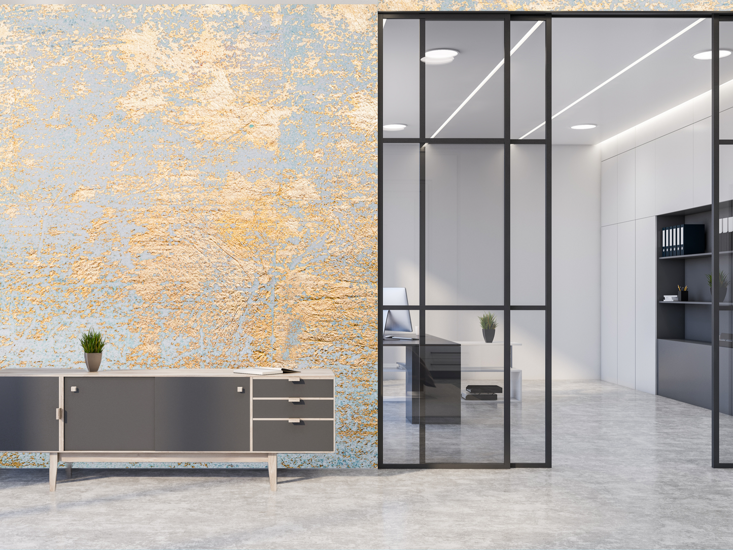 Wallpaper Golden Foil