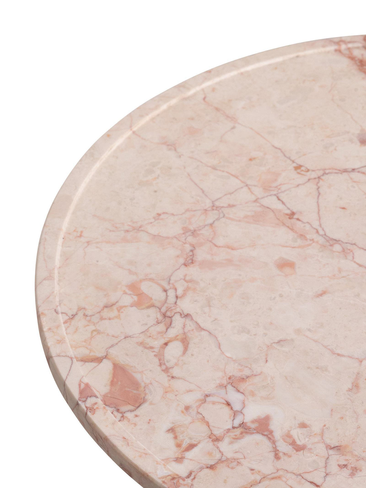 Sterling Marble Side Table in Gilded