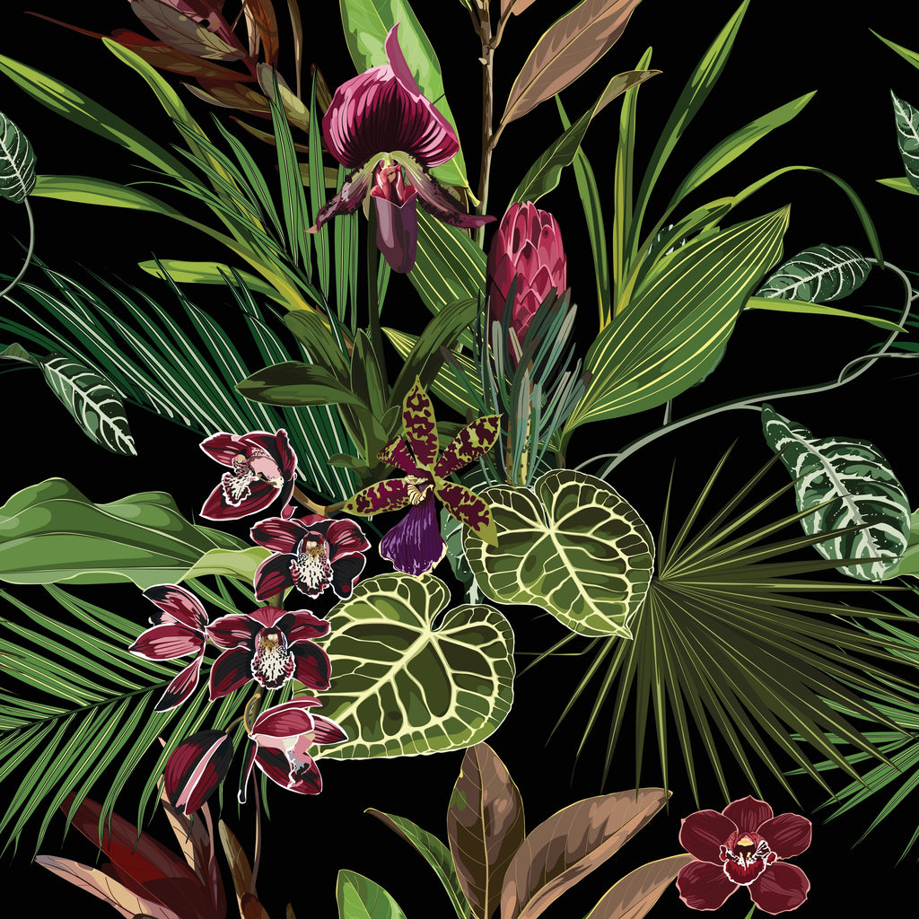 Wallpaper Midnight Orchid