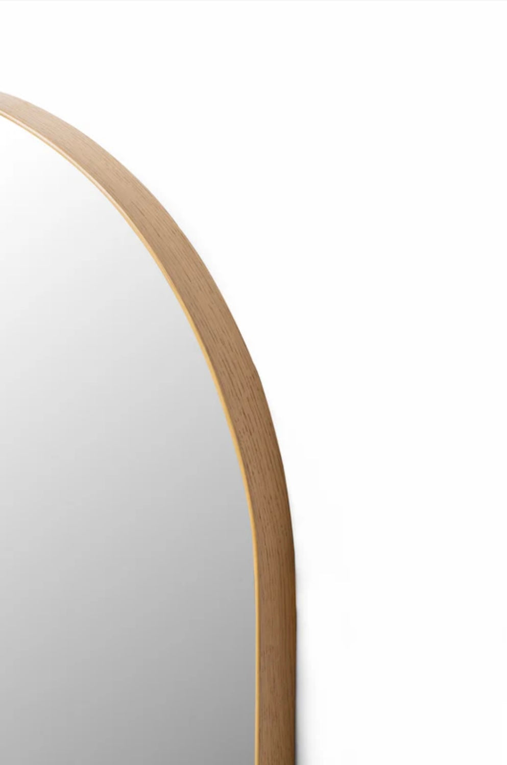 Arch Oak Mirror - Deep Frame