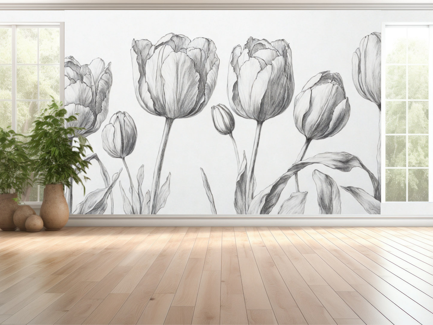 Wallpaper Tulips