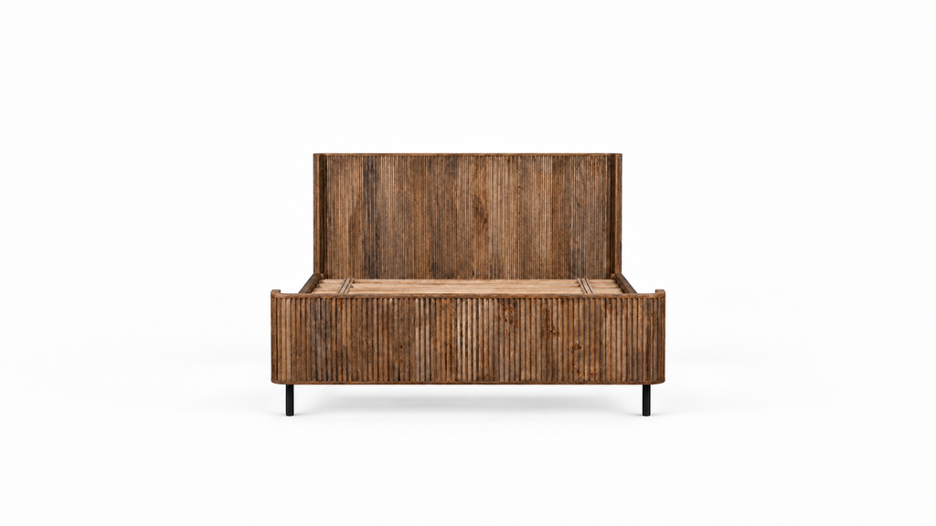 The Ruelle Bed in Smoked Mocha