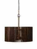 Pringle Wooden Pendant in Cinnamon
