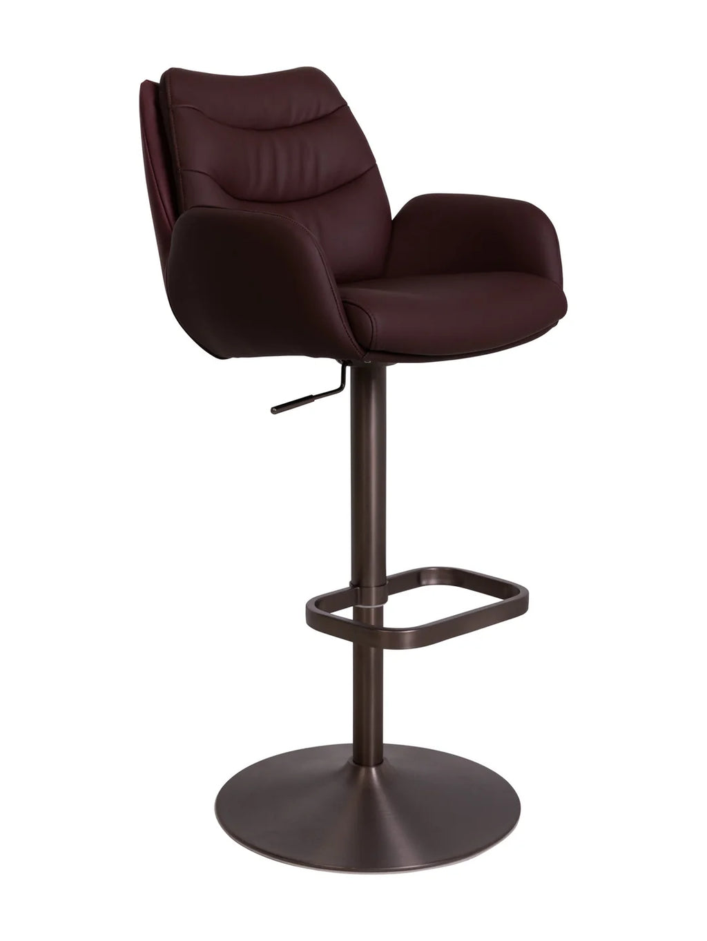 Romeo Leather Adjustable Counter Chair