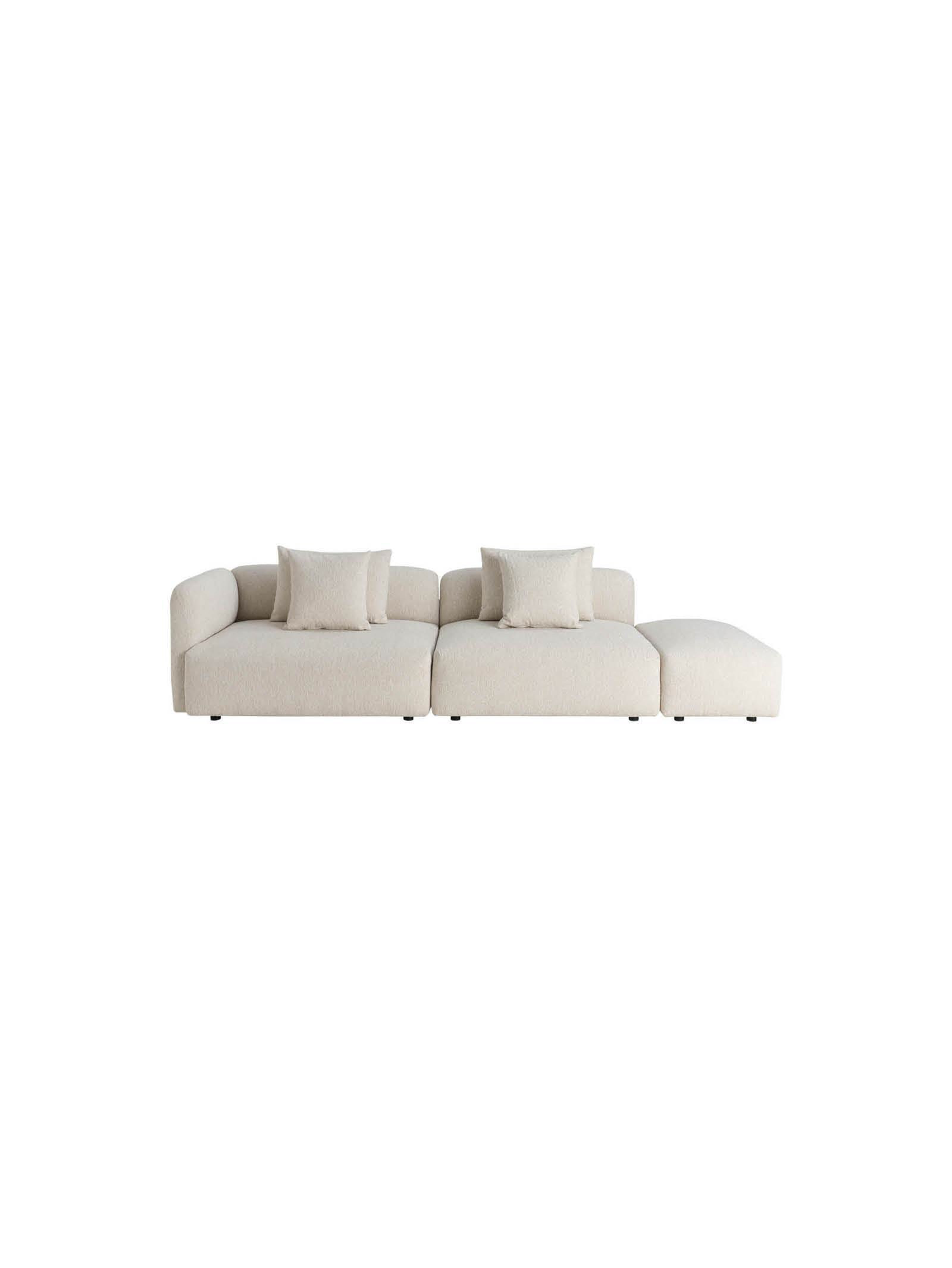 Aluna Modular Sofa Set in Cloud
