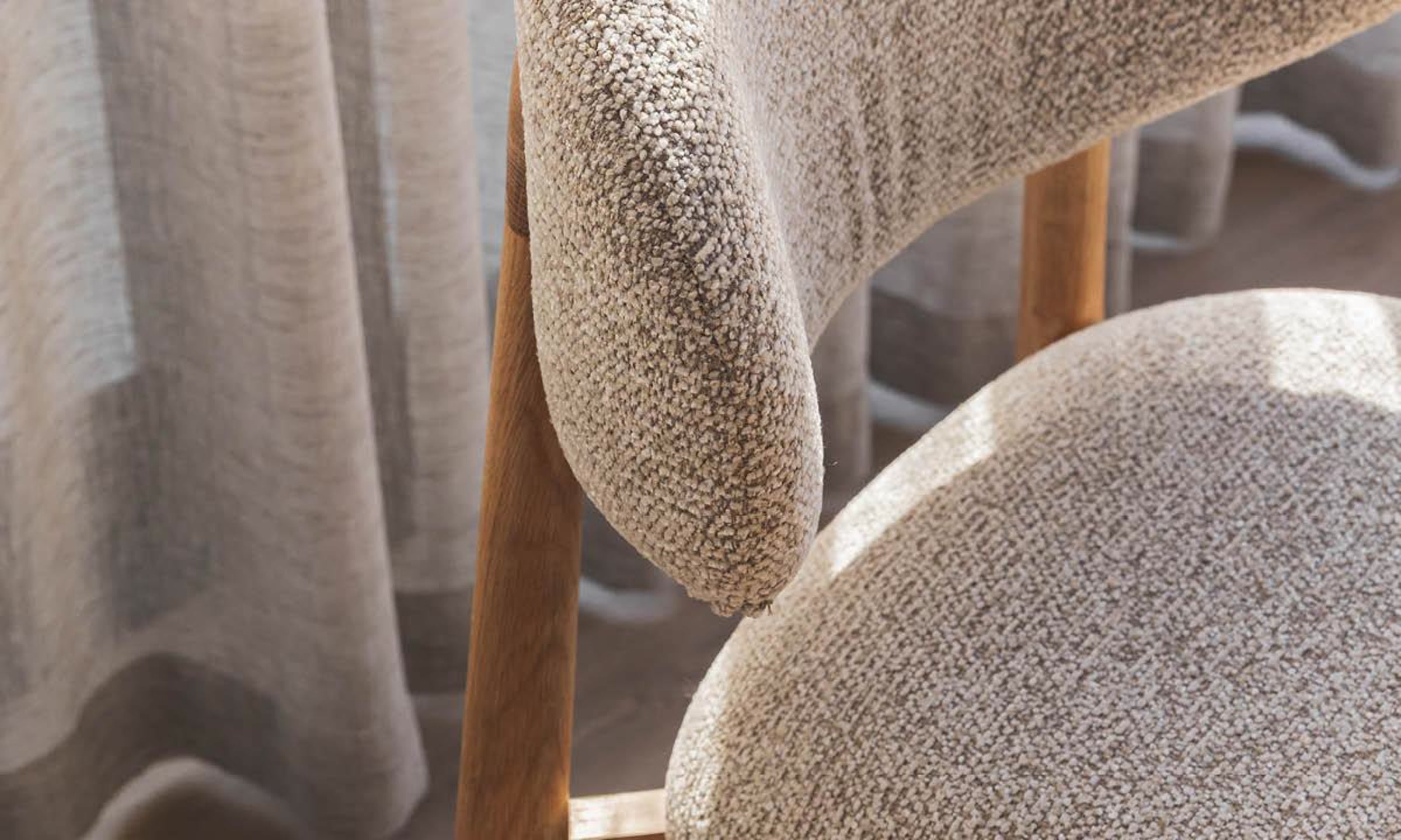 Milano Oak Bar Chair