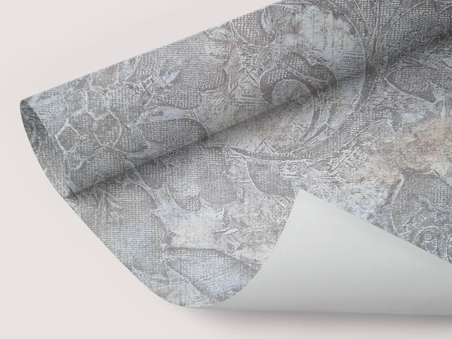 Wallpaper Floral Cement