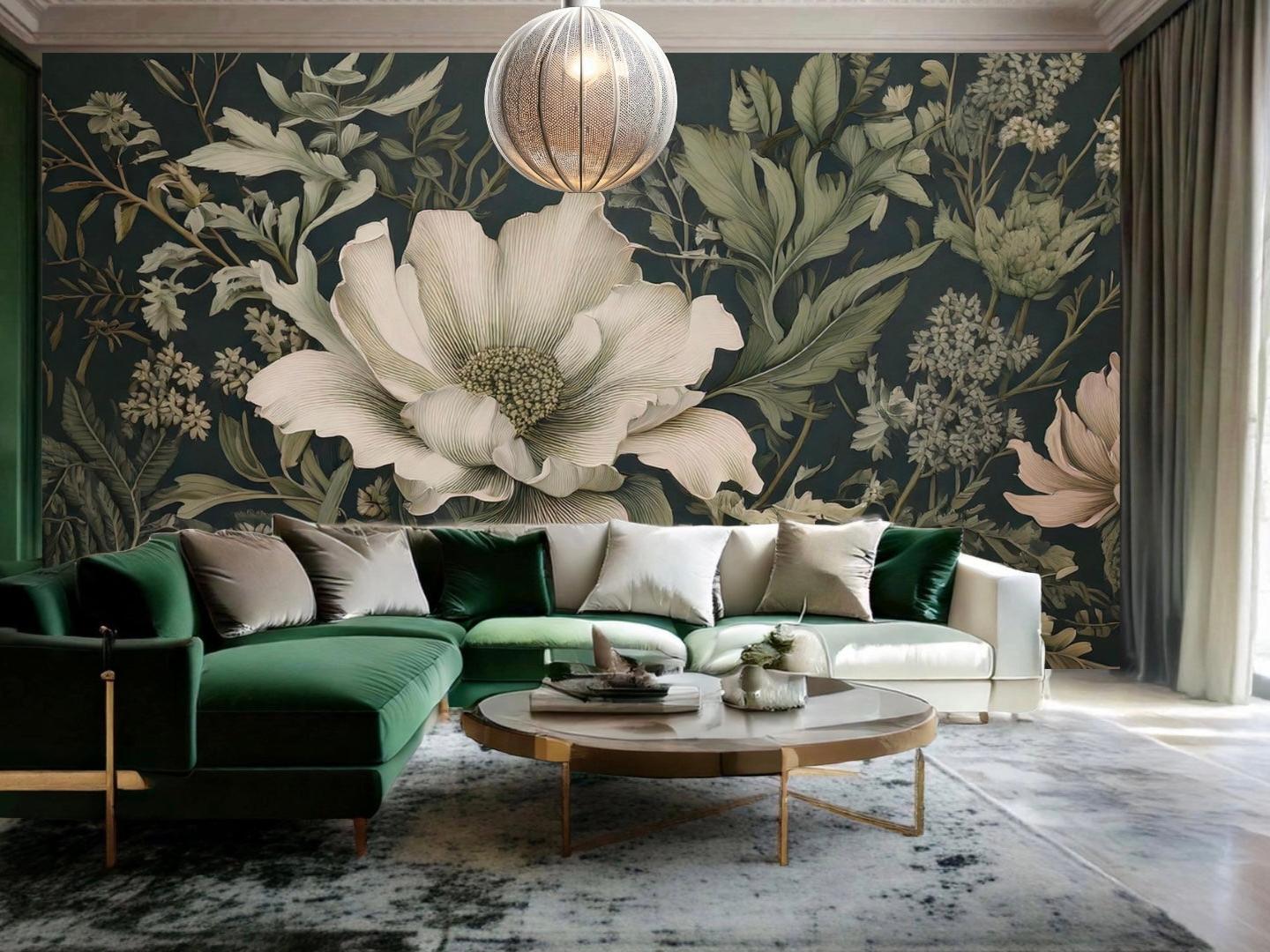 Wallpaper Ivory Bloom Garden