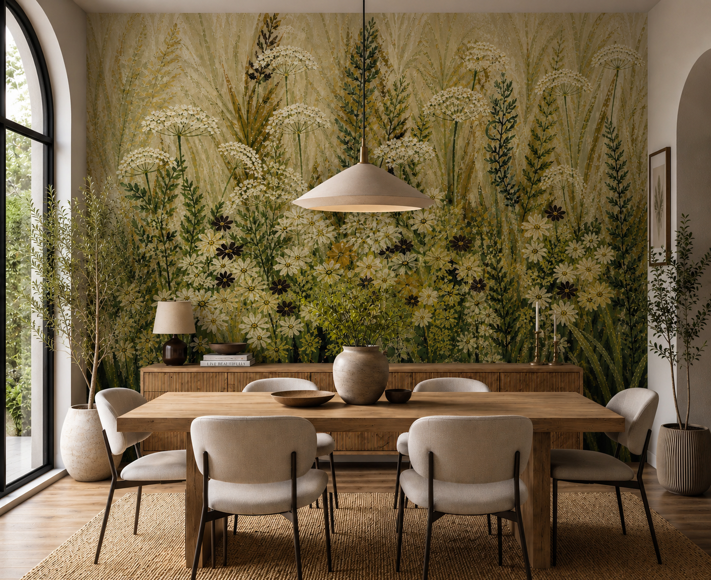 Fynbos sauvage in soft sage & ivory