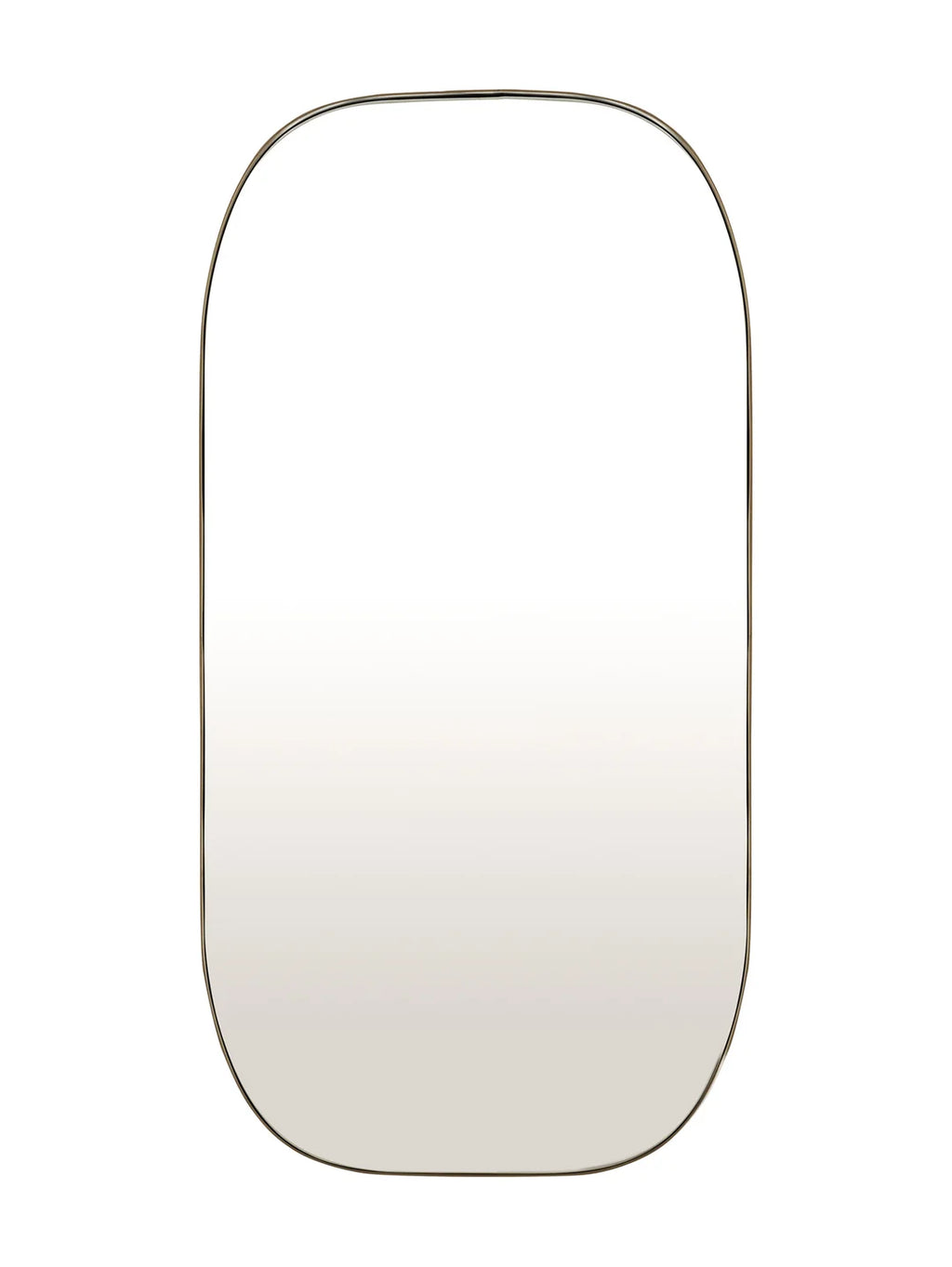 Levico Mirror L in Antique Brass