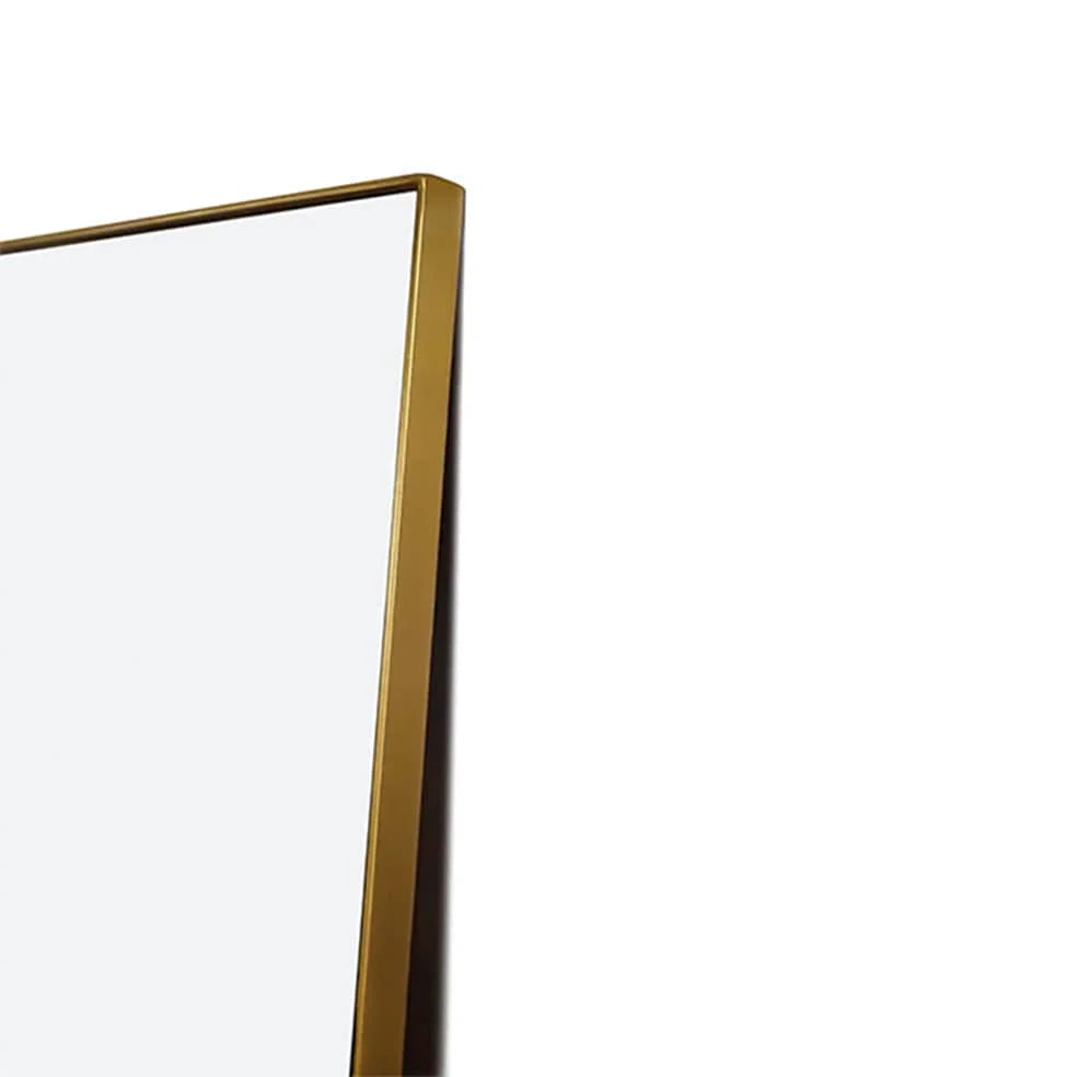 Savoy Full Length Rect Mirror Black