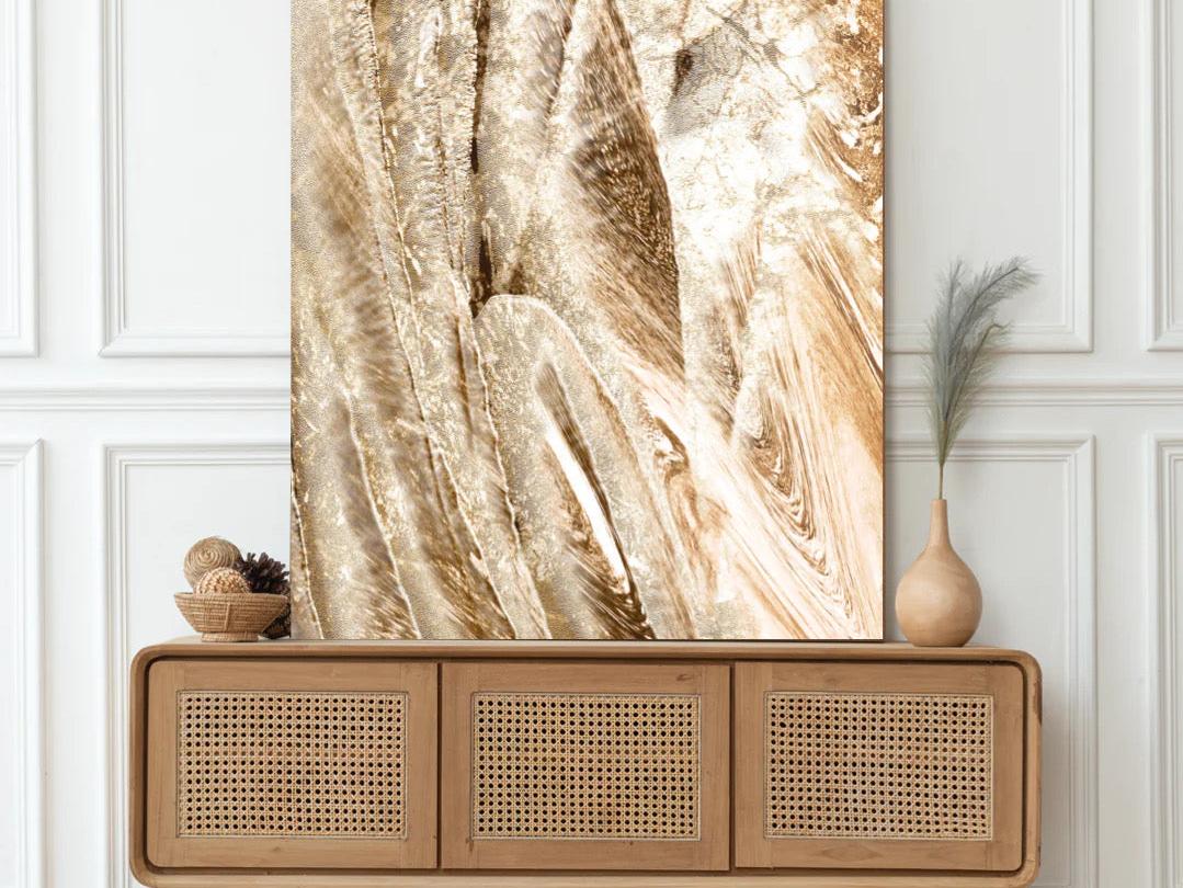 Art Print Wheat Impasto