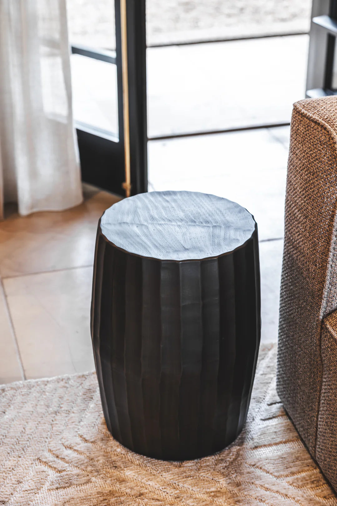 Aspen Side Table in Volcanic