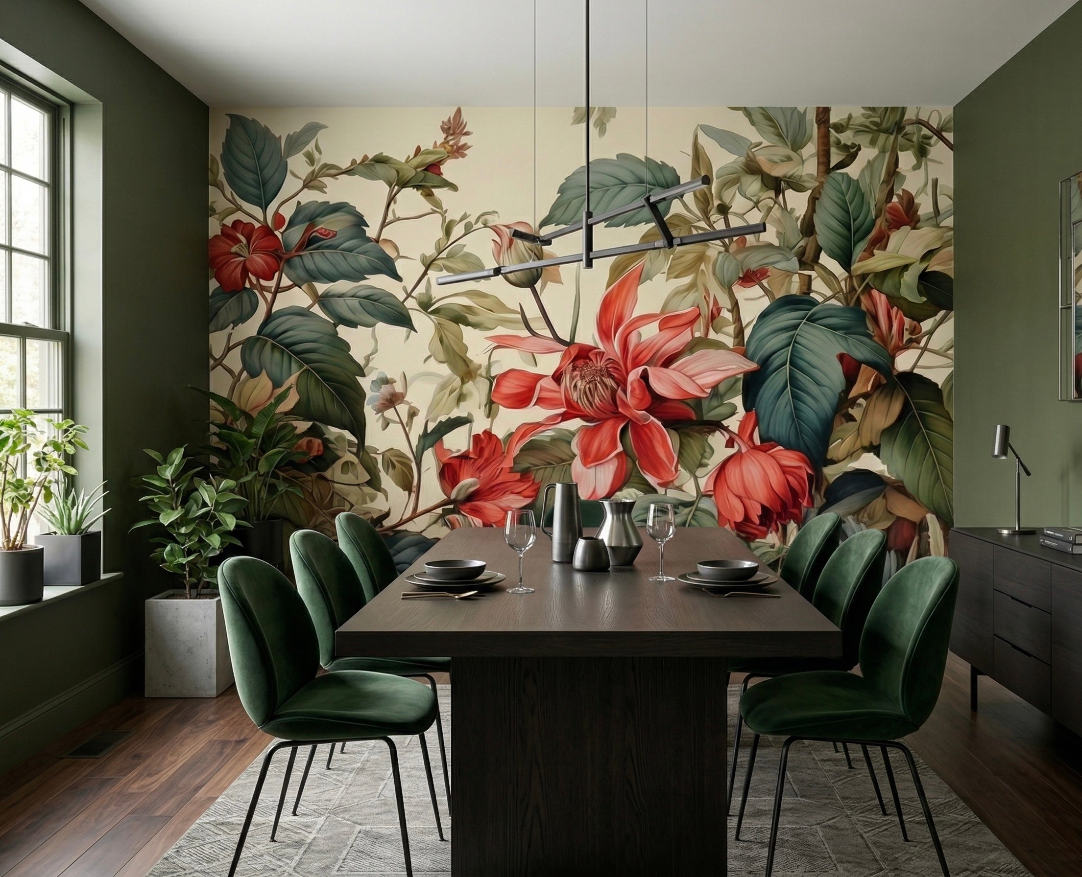 Wallpaper Floral Elements
