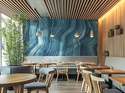 Wallpaper Marbella Blue