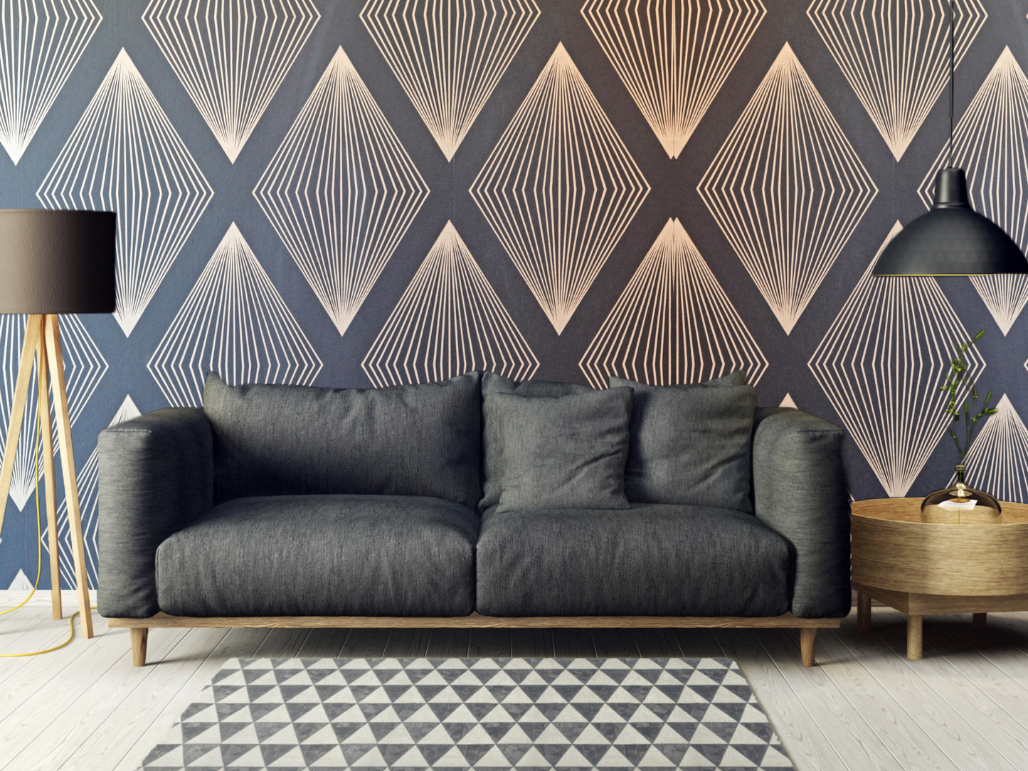 Panelled Wallpaper Eternal Diamond