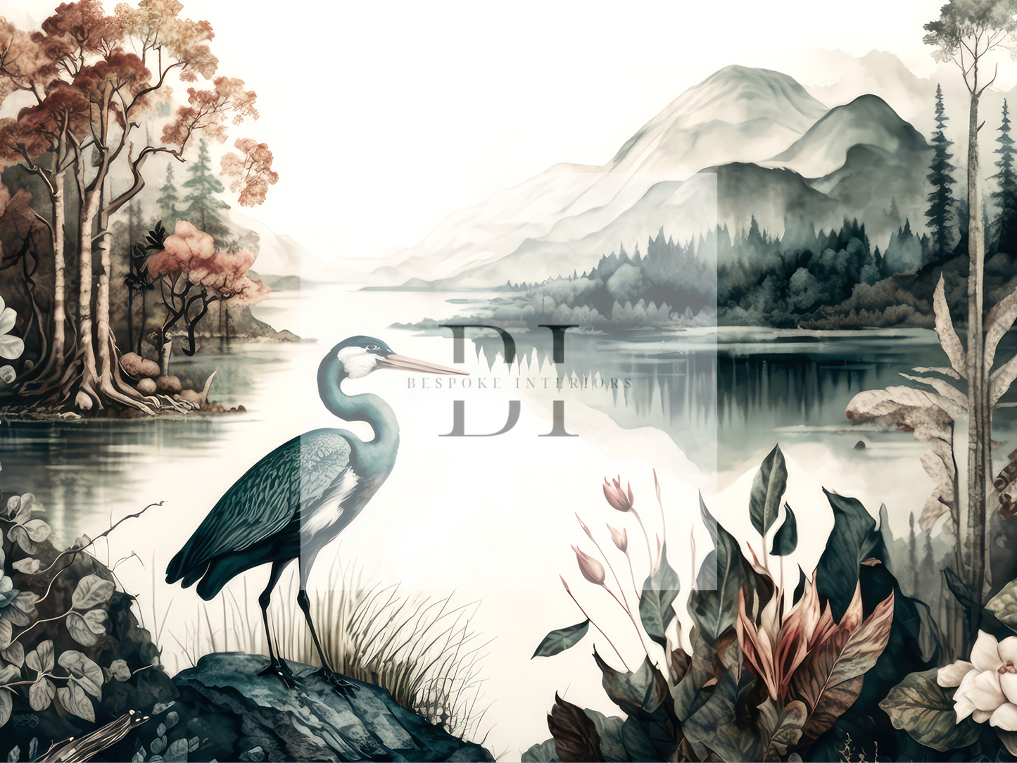 Wallpaper Feathery Forest