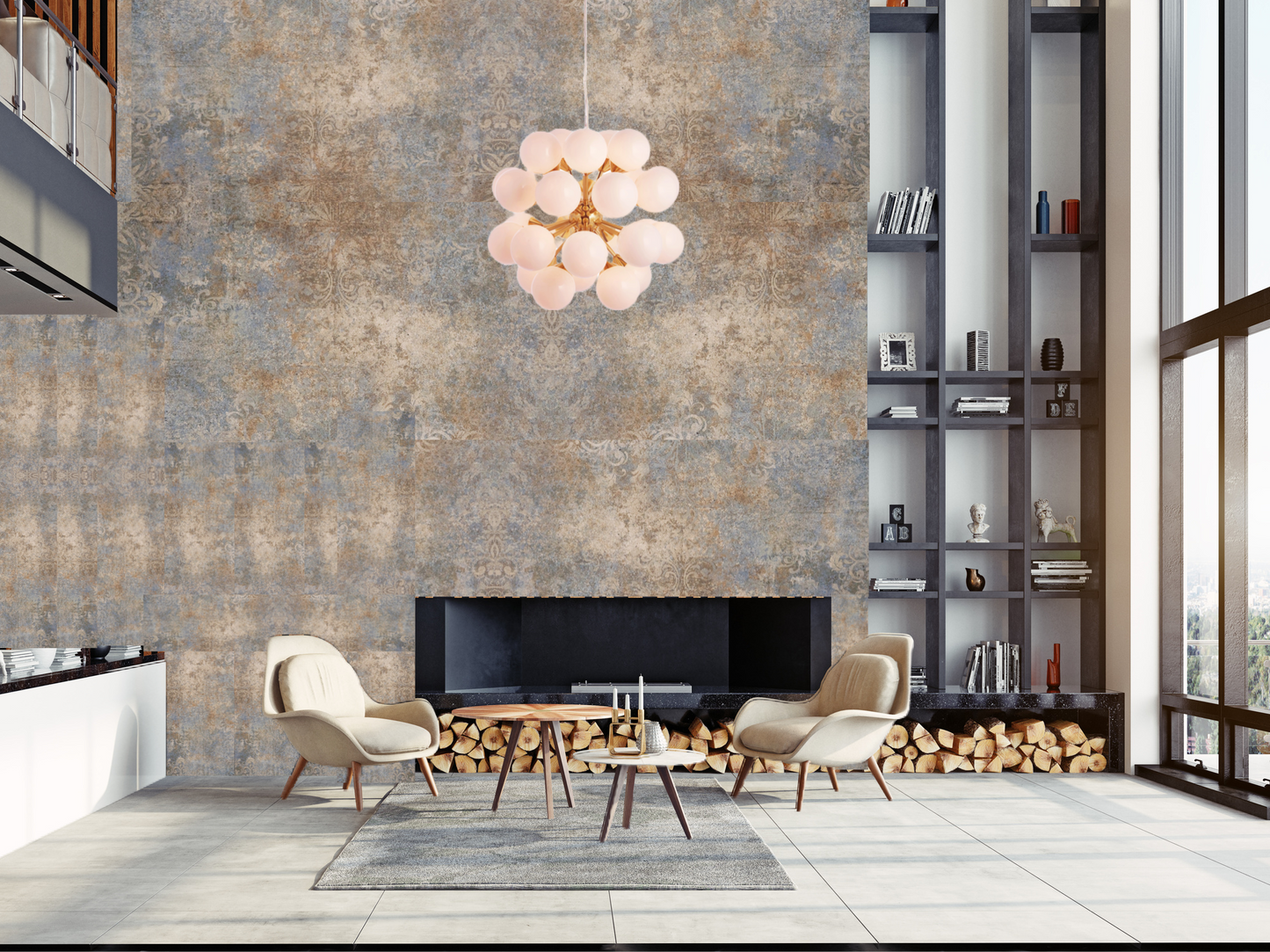 Wallpaper golden wash