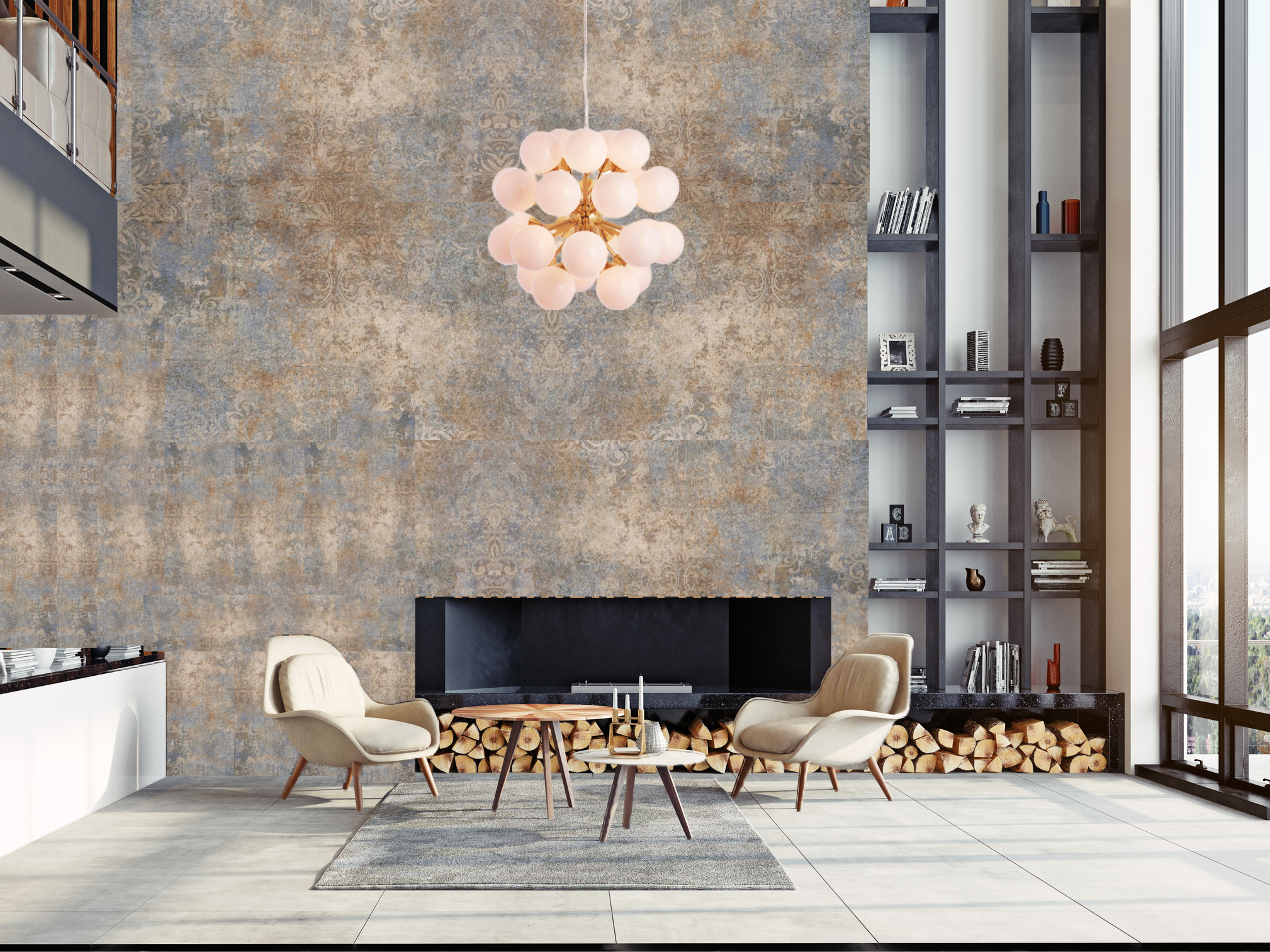Wallpaper golden wash