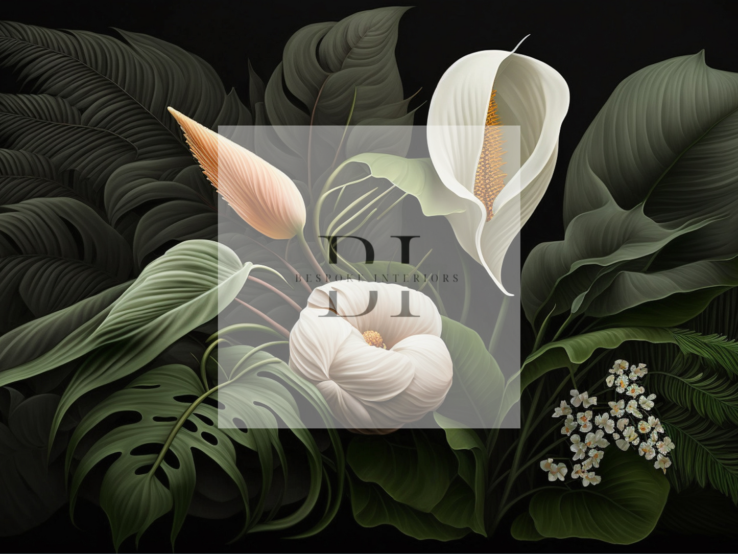 Wallpaper White Lily