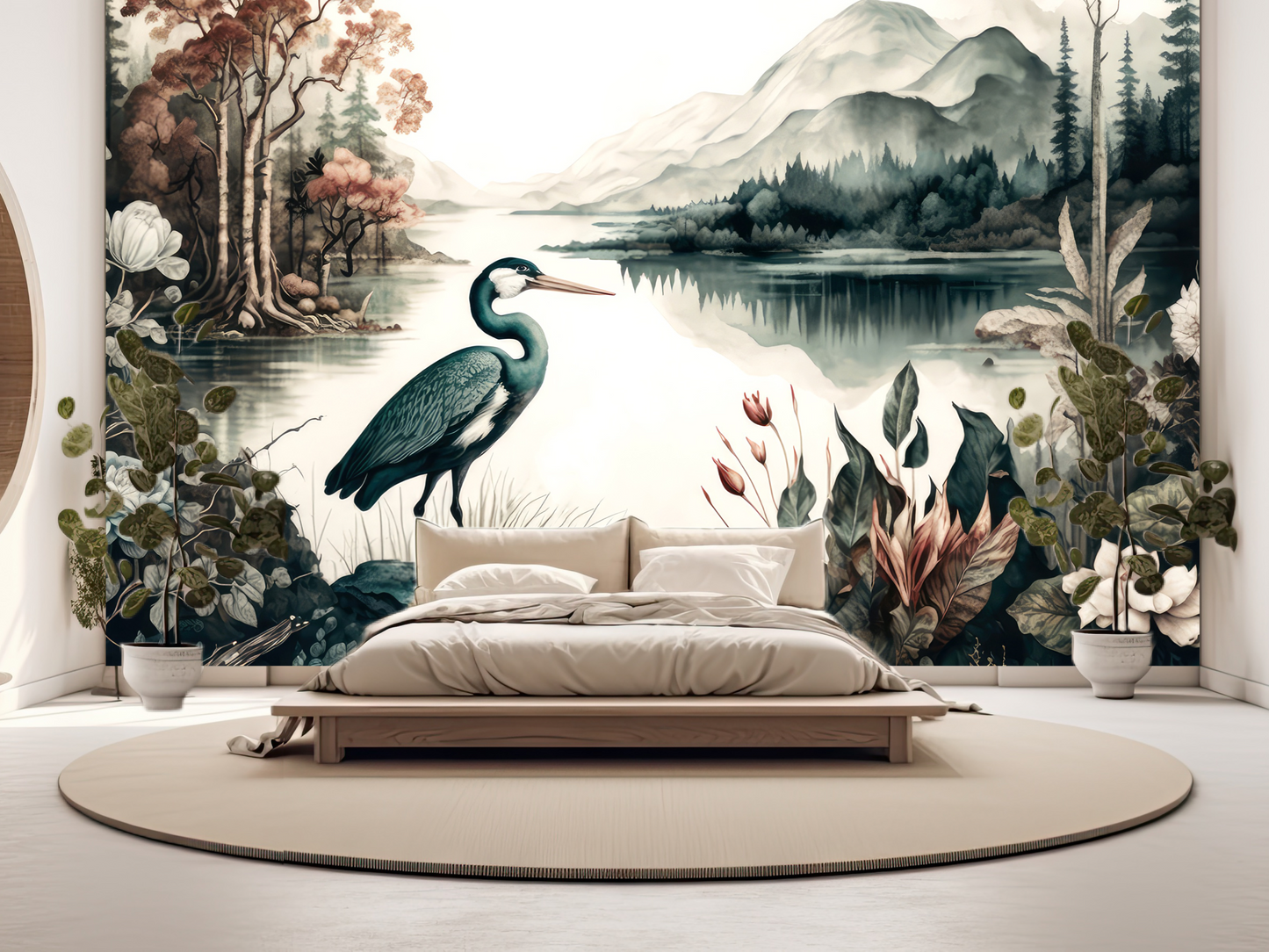 Wallpaper Feathery Forest