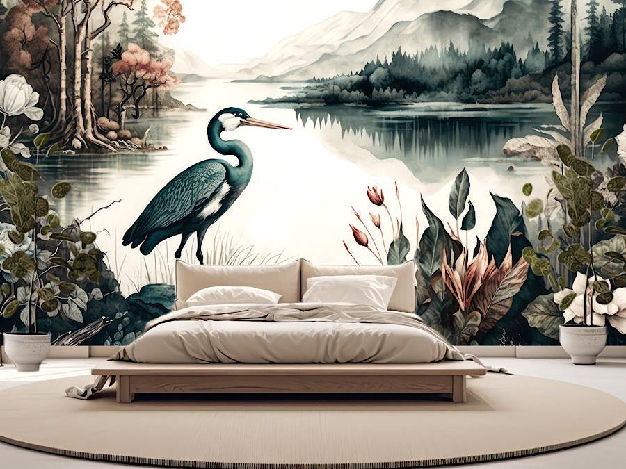 Wallpaper Feathery Forest