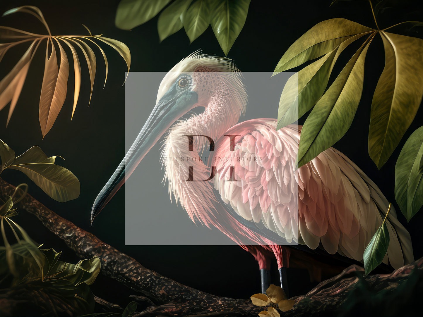 Wallpaper Pink Pelican