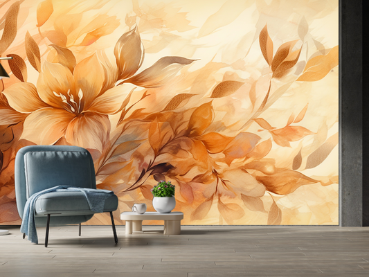 Wallpaper Floral Sun