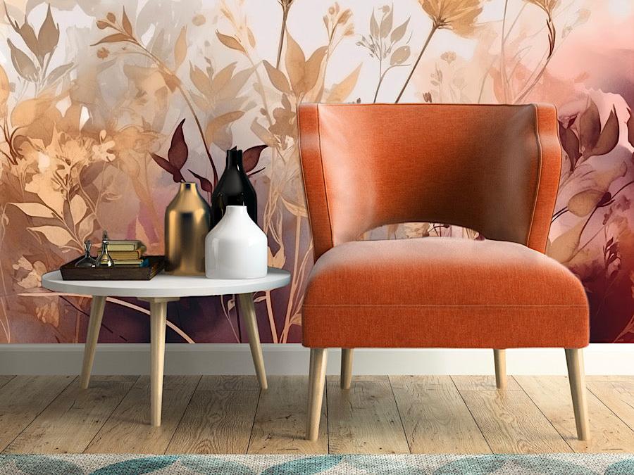 Wallpaper early spring floral