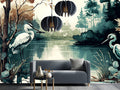 Wallpaper Watchful Heron